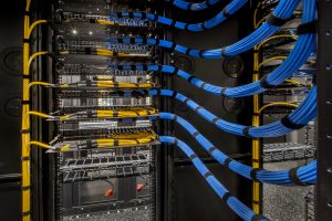 server rack installation Security Camera systems - Falcon Security